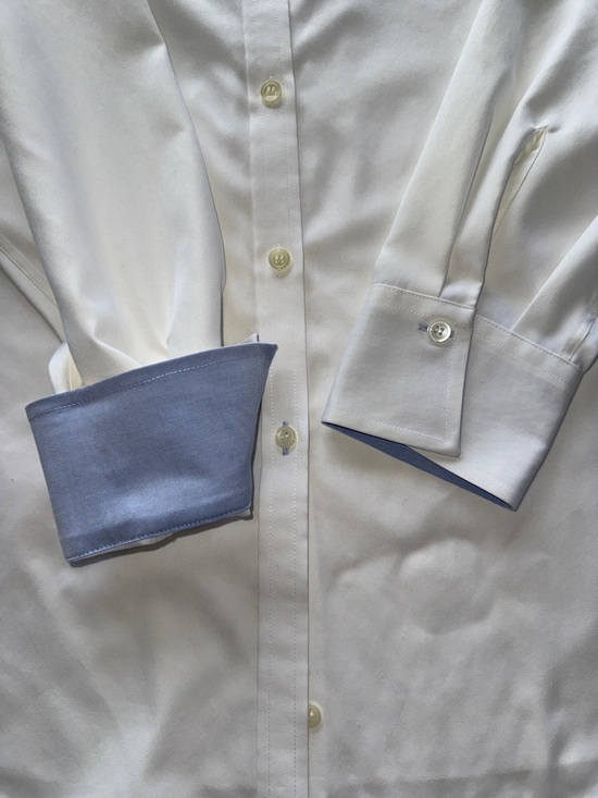 Liz Claiborne White Oxford Cloth Button-Front Shirt Timeless Tailored Classic - Picture 7 of 8